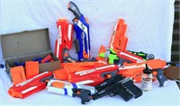 Lots of Nerf Guns & 2 Air Soft Pistols