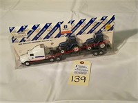 Ertl Ford New Holland Semi Tractor Trailer and