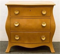 Vintage Bombe Wooden Chest of Drawers