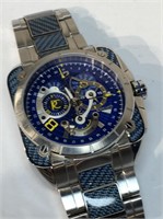 Renato Quadro Collezioni Wrist Watch, Blue Face