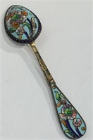 Enameled Silver Spoon