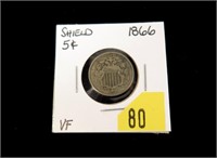 1866 Shield nickel