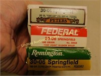 60 rds Remington, Federal, Winchester 30-06
