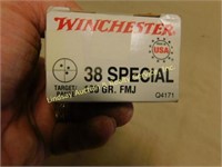50 rds Winchester 38 spl