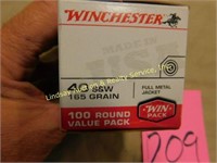 100 rds Winchester 40 SW cal