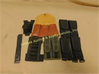 8 pcs: 1 - leather & 7 - nylon mag holders