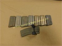 7 - 20 rd AR metal mags, 1 - 30 rd metal AR mag