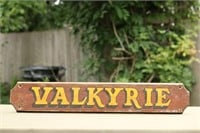Nameboard Valkyrie