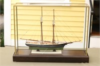 Boat Model of a Schooner Yacht