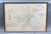 1892 Map of Boston area