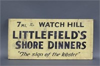 Watch Hill Rhode Island Sign