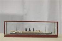 Superb Miniature Model of a Steamship
