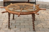 Ship's Wheel Coffee Table