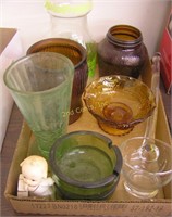 Vintage Glass Jars & Dishes
