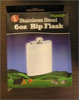 New Stainless 6 Oz. Hip Flask