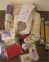 Assorted Box of Craft Supplies