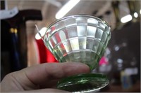 DEPRESSION GLASS SHERBET