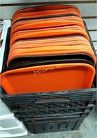 Large Lot Of Lunch Trays