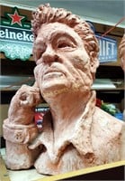 The Thinking Man Plaster Bust