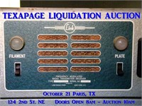 TEXAPAGE LIQUIDATION AUCTION