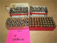 AMMO (A48) CARTRIDGES 41 CAL 184 ROUNDS