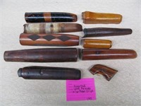 GRIPS (195) ASSORTED WOOD FORENDS & 1 PAIR PISTOL