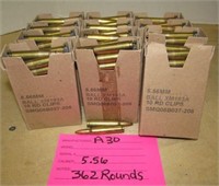 AMMO (A30) CARTRIDGES 5.56mm CAL 362 ROUNDS