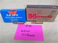 AMMO (A38) MIXED CARTRIDGES 6.8mm CAL 37 ROUNDS