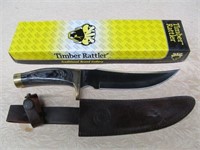 BLADES (A96) TR38 TIMBER RATTLER BOWIE KNIFE ~