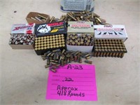 AMMO (A23) MIXED CARTRIDGES 22 APPROX. 418 ROUNDS
