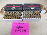 AMMO (A20) WINCHESTER CARTRIDGES 22 CAL 100