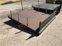 Black Steel Flatbed for Chevy Pickup