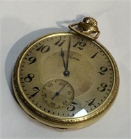 14k Gold Filled Elgin 17 Jewels Pocket Watch