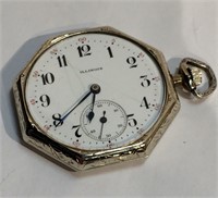 14k Gold Illinois Pocket Watch