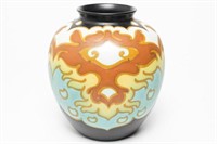 Art Deco Gouda Schoonhoven Pottery Vase, Holland