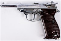 Gun Walther P38 in 9mm Chrome Plated cyq Marked