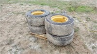 Skid Steer Rims and Tires
