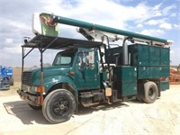 1991 International 4900 Bucket And Dump Box Truck