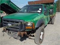 2007 FORD F-550 DUAL WHEEL FLATBED W/ LIFT GATE