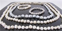 Group of Freshwater Pearl Jewelry