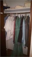 Closet contents: navy uniforms & work clothes