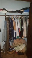 Closet contents: clothing & linens