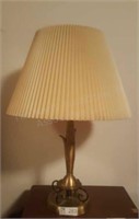 Brass color lamp w/ shade