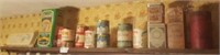 Group of vintage product containers & advertising
