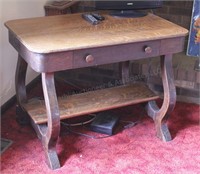 Quarter sawn oak desk