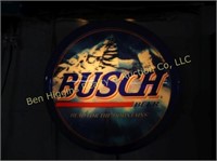 Busch Head for the Mountains Beer Sign