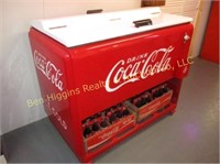 1950's Drink Coca Cola Lift Top Cooler w/Pop Case