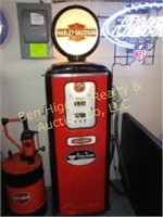 Late 50's Tokheim Harley Davidson Gas Pump w/