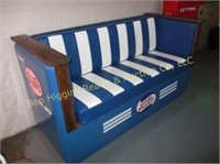 64"W Pepsi Cola Case Padded Bench