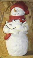 18" resin Santa birdbath figure